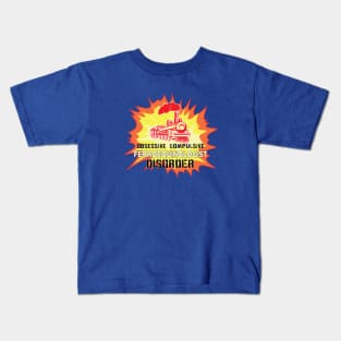 Obsessive Compulsive Ferroequinologist Disorder Kids T-Shirt